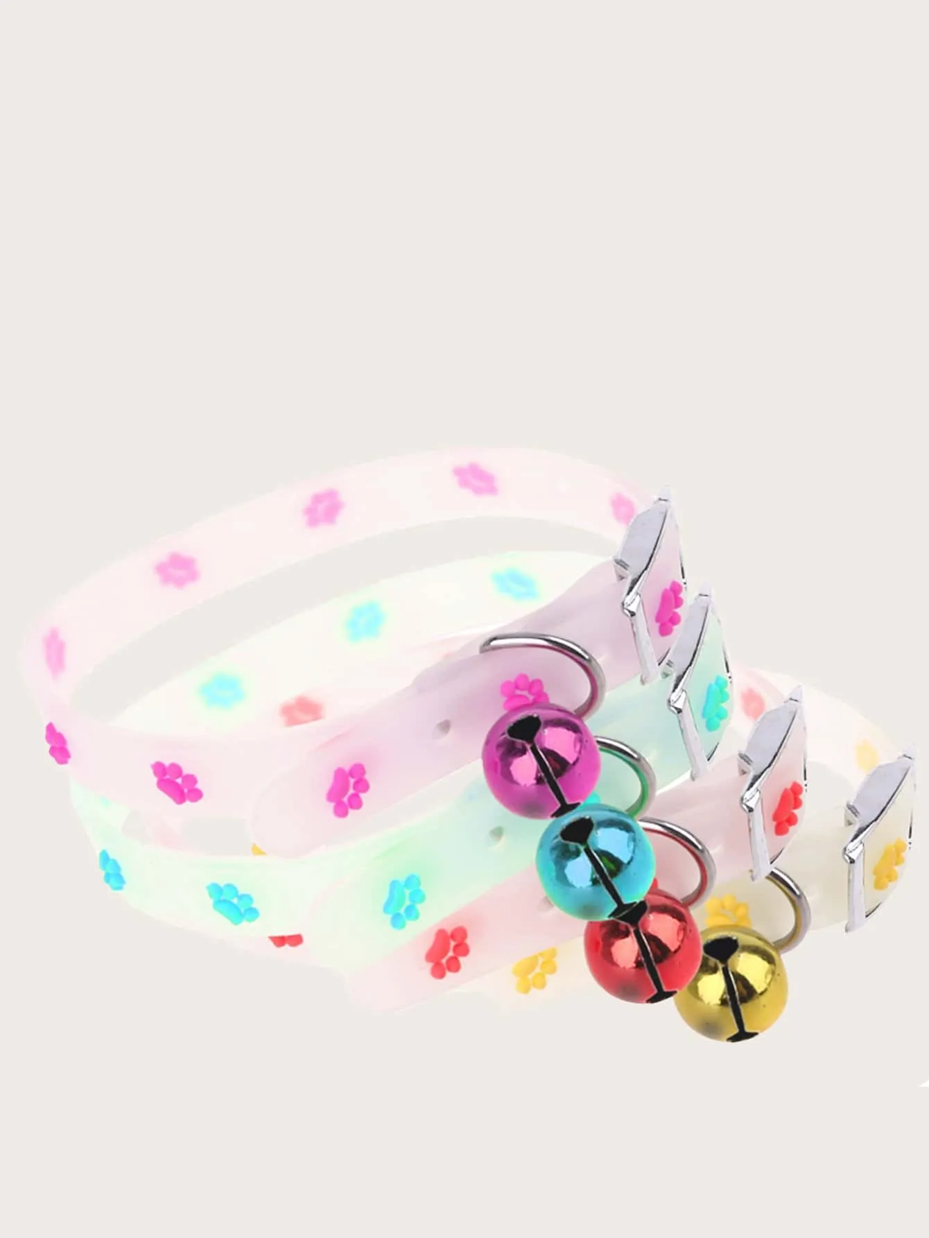 1pc Random Pattern Pet Glow Collar