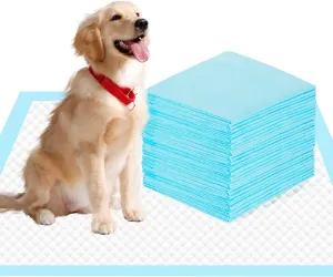 22" x 23" Pee Pads for Dogs, 6 Layers Super Absorbent Training Puppy Pads, Leak Proof Quick Drying Pet Pee Pads, Wee Wee Pads for Dogs - 30 Count