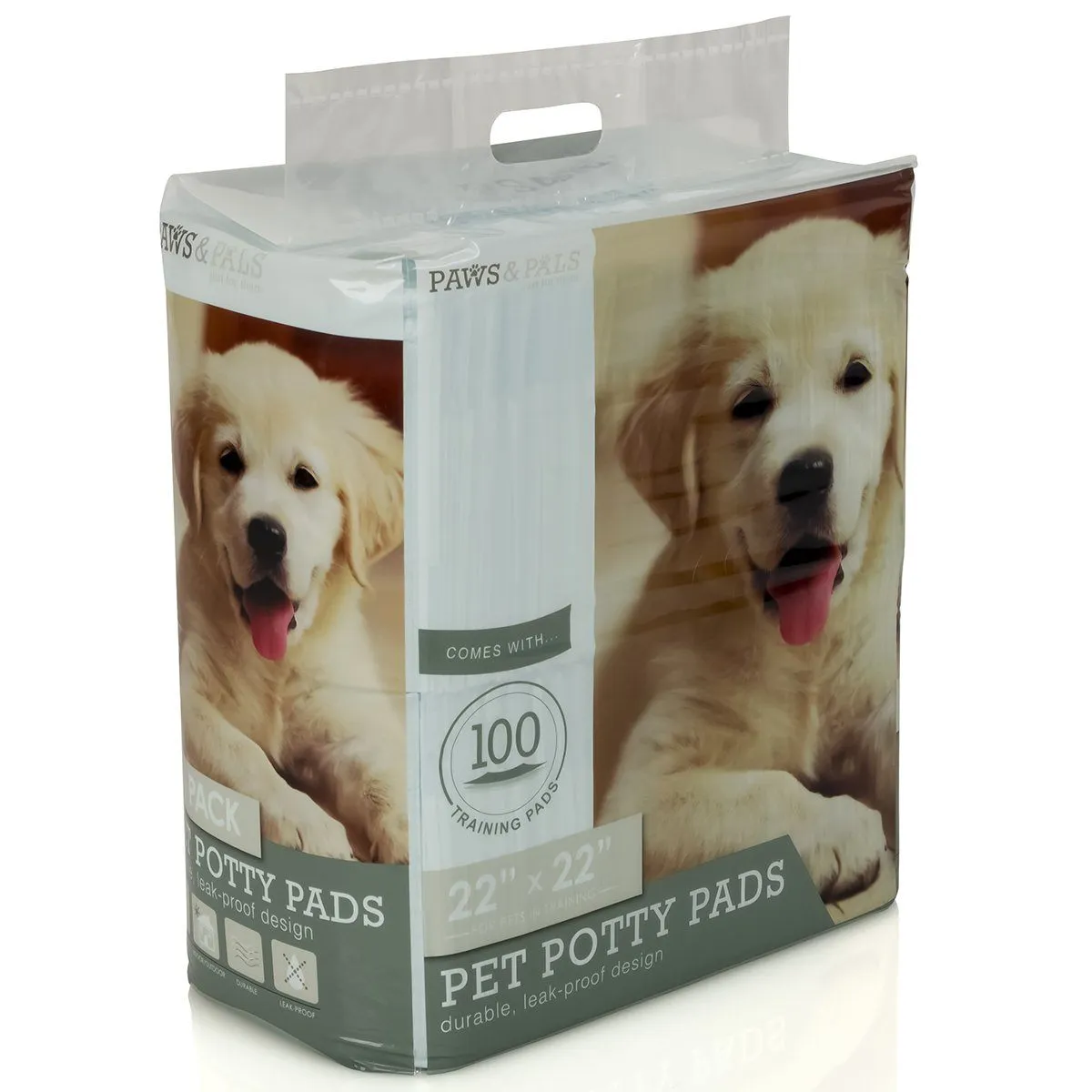 30-Pack: Paws & Pals Puppy Pee Pads Potty Training Leak-Proof