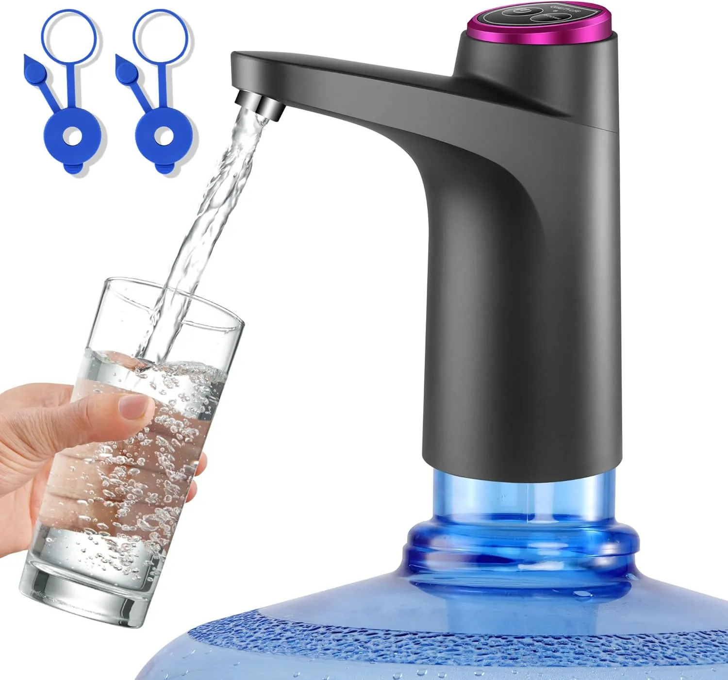 5 Gallon Water Dispenser - USB Charging Automatic Electric Drinking Water Pump for 2-5 Gallon Jugs