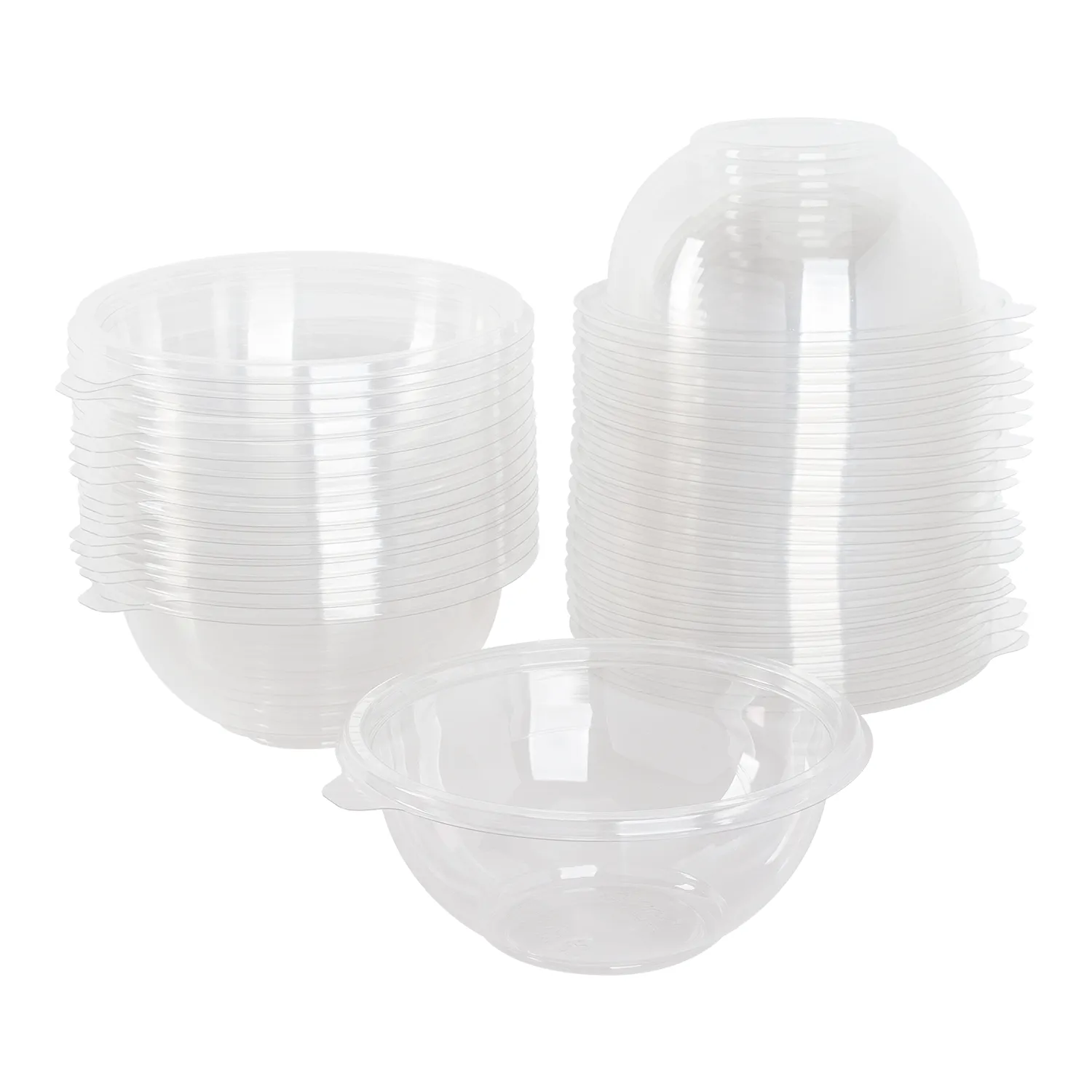 [500 ct] 16 oz Disposable Salad Bowls | 146mm | PET