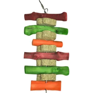 A E Cages Nibbles Colored Circle Small Animal Hay Chew Stackers 1ea/One Size