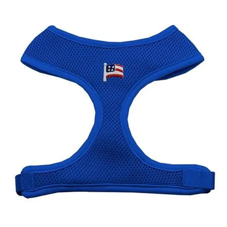 American Flag Chipper Blue Harness Medium