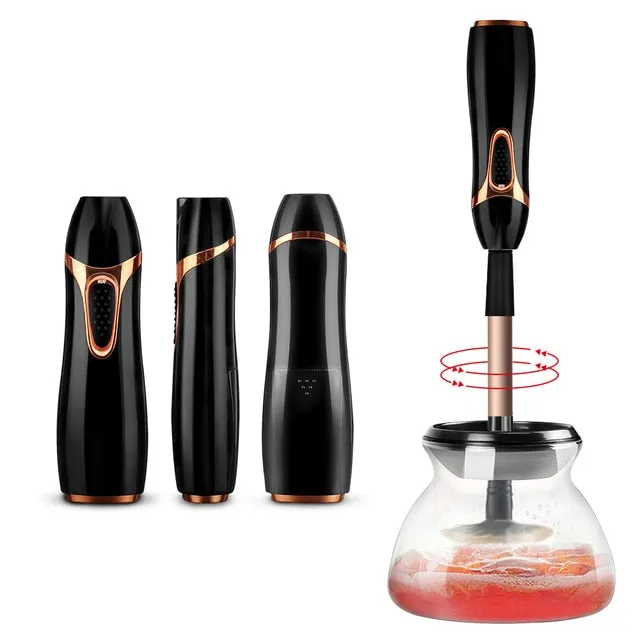 automatic makeup brush cleaner