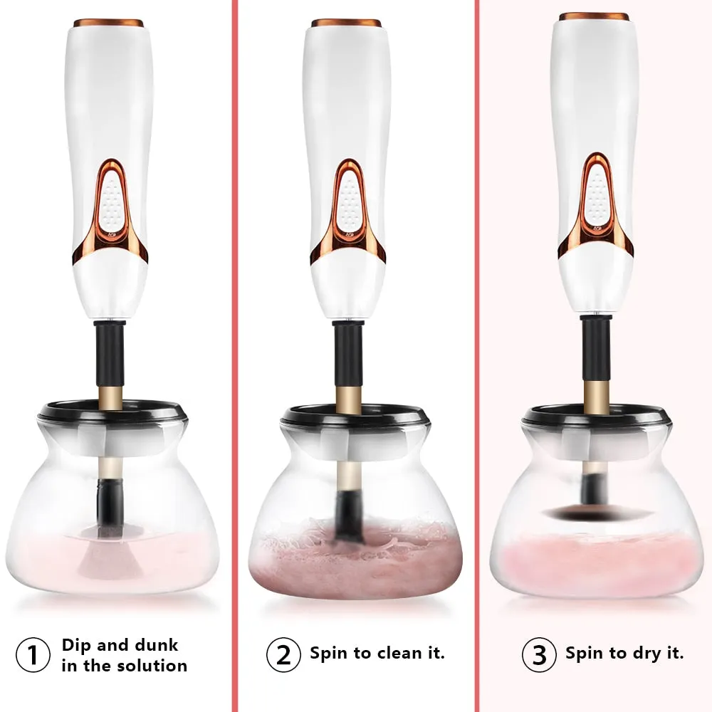 automatic makeup brush cleaner
