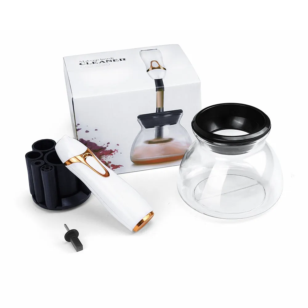 automatic makeup brush cleaner