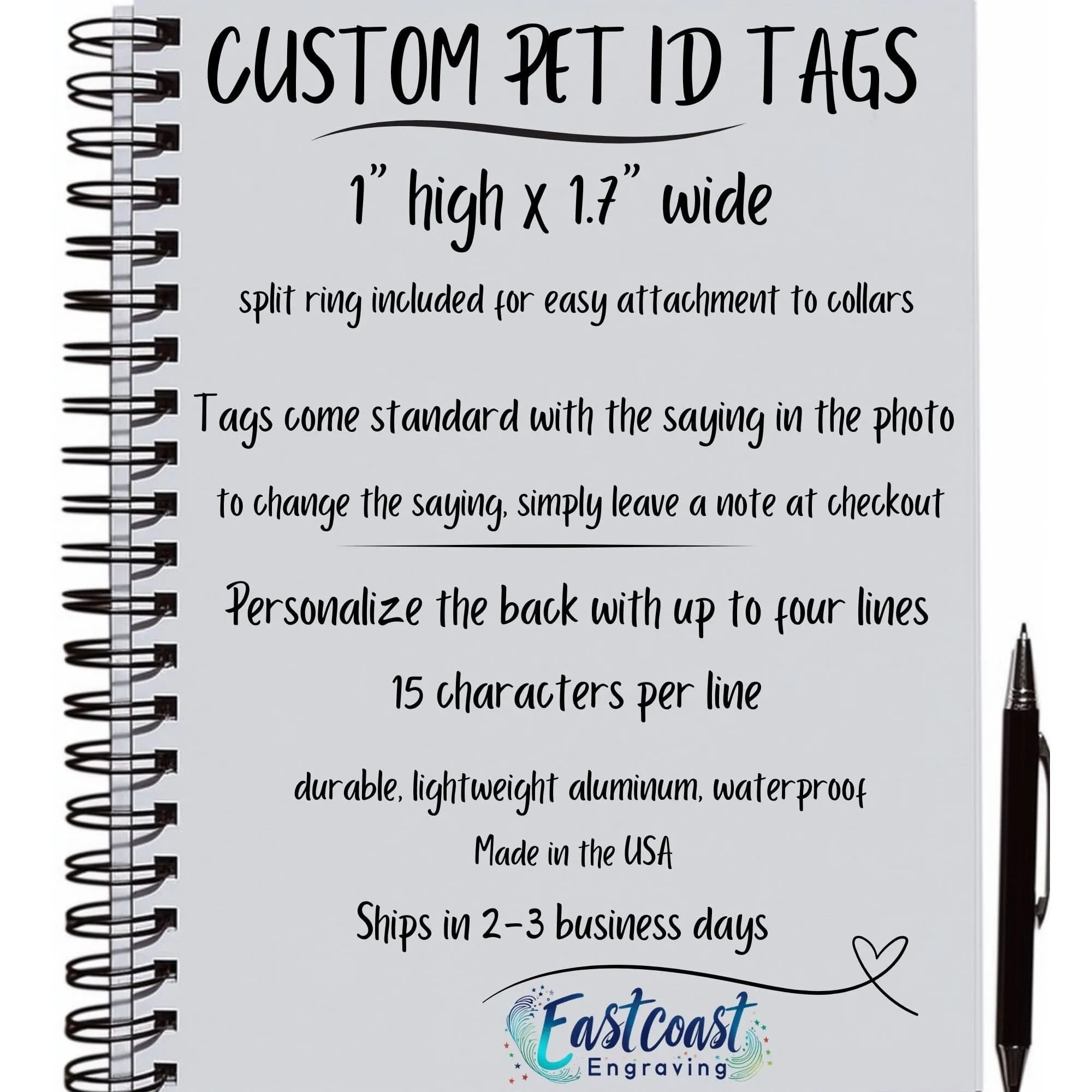Best Funny Pet Tags – Custom Engraved Dog Name Tags