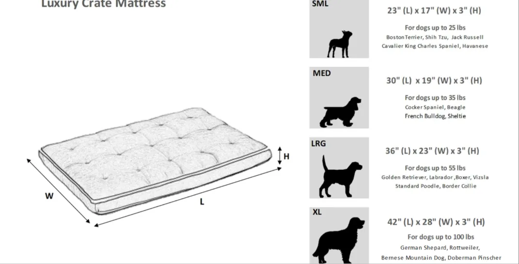 Bowsers Luxury Crate Mat Large