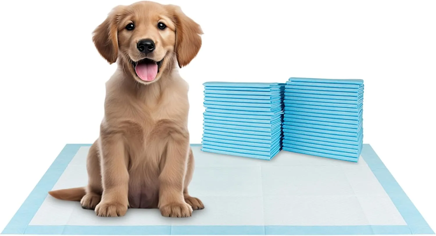 BV Pet Training Pads for Dogs and Puppies, 30" x 36" Training Pad, 40-Count Dog Pee Pad, Disposable Puppy Pads, Doggie Potty Pads, XXL Dog Pads for Cat, Rabbit, Guinea Pig, Quick Absorb