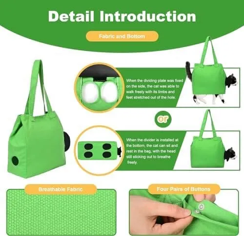 Cat Soft-Sided Carriers for Large Cats 15 lbs