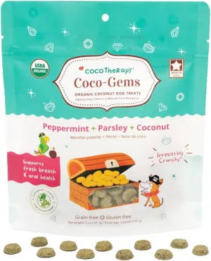 CocoTherapy Coco-Gems Dog Training Treat (Peppermint   Parsley) 5 Oz.