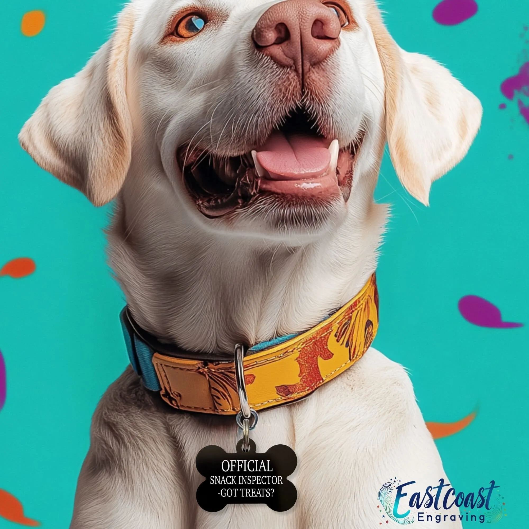 Custom Engraved Dog ID Tag – Personalized Pet Name Tag