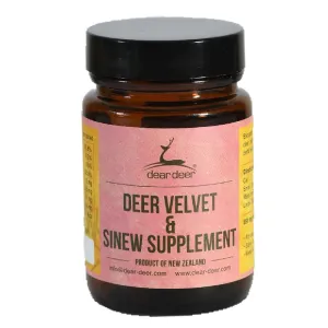 Dear Deer Velvet & Sinew Supplement For Cats & Dogs 100ct