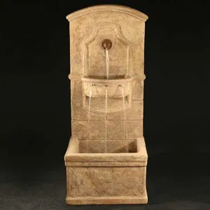 Di Amico Wall Fountain Fiore Stone