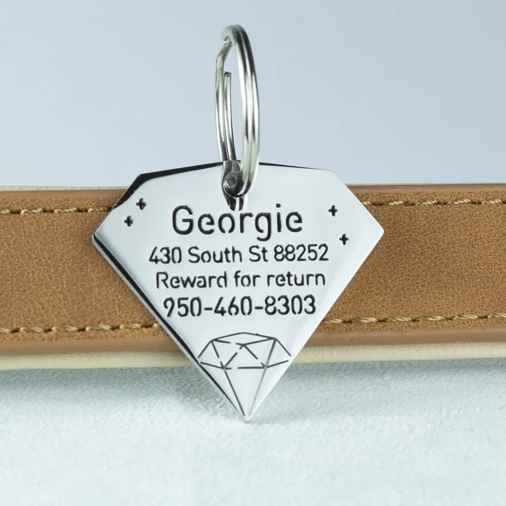 Diamond Dog ID Tag