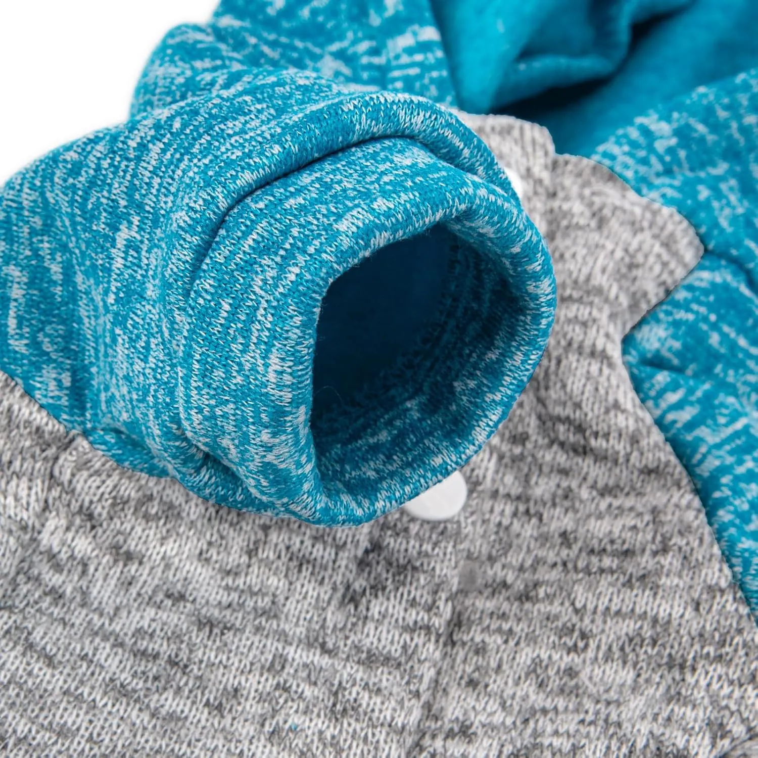 Dog Sweater, Dog Sweaters for Small Dogs, 2, 3 Pack Warm Soft Pet Clothes for Puppy, Medium Large Cat, Dogs Girl or Boy, Dog Shirt for Winter Christmas (Hoodie Grey,Navy Grey,Blue, XX-Small)