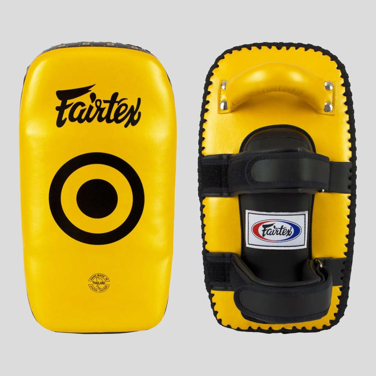 Gold/Black Fairtex KPLC5 Light Weight Thai Kick Pads