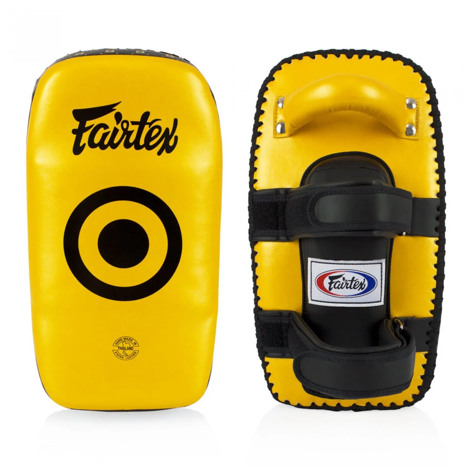 Gold/Black Fairtex KPLC5 Light Weight Thai Kick Pads