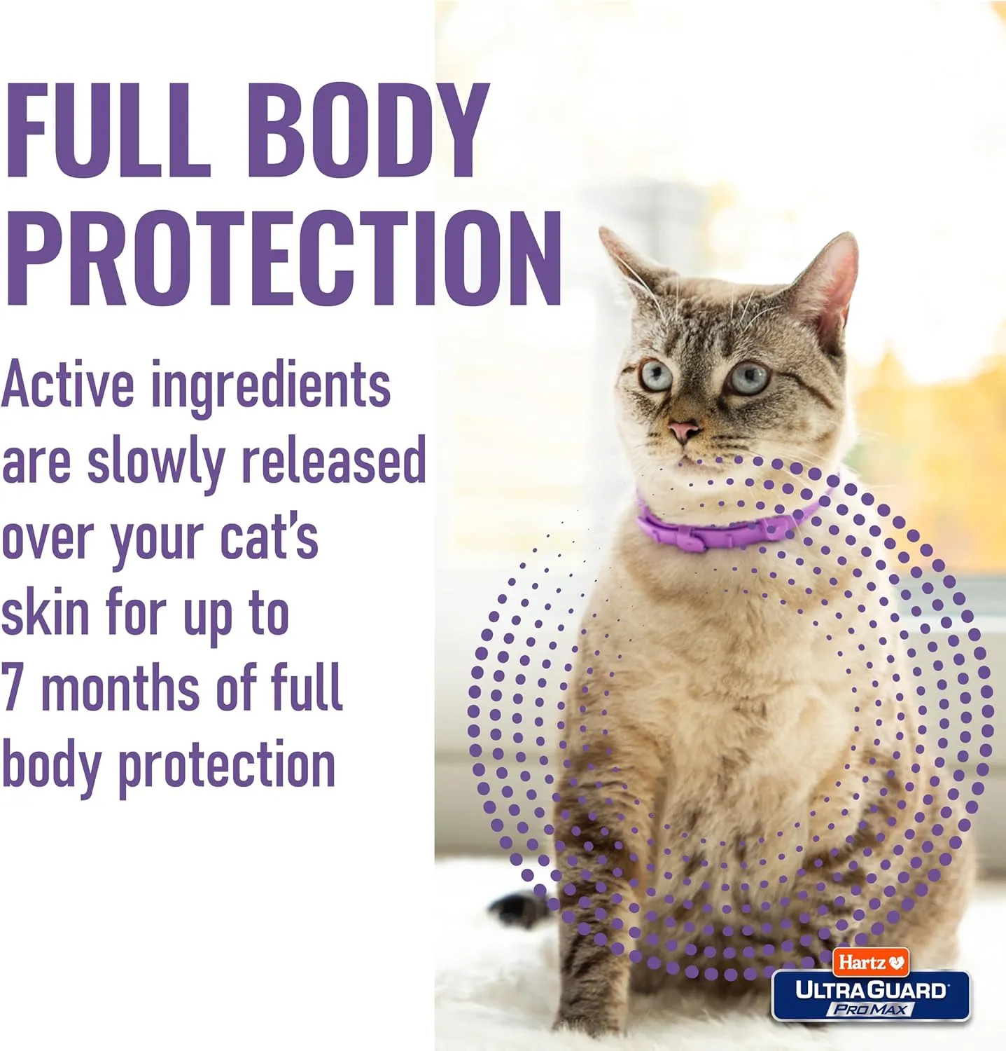 Hartz UltraGuard ProMax Flea & Tick Collar for Cats I 14 Months Protection I Soft & Comfortable | Flea & Tick Prevention I 2 Pack