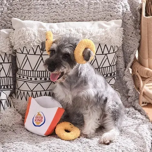 Hugsmart Pet Food Party Onion Ring Interactive Dog Toy