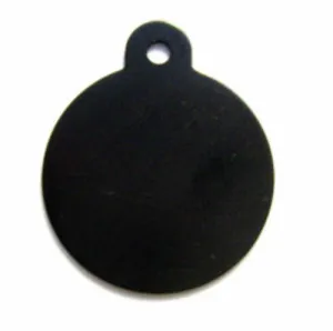 ID Tag - Large Black Circle