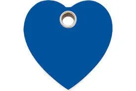 ID Tag - Large Blue Heart