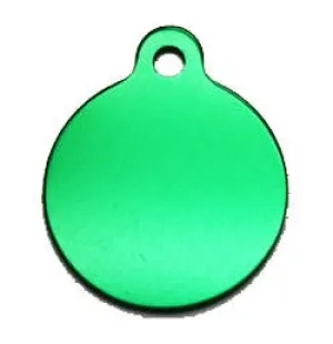ID Tag - Large Green Circle
