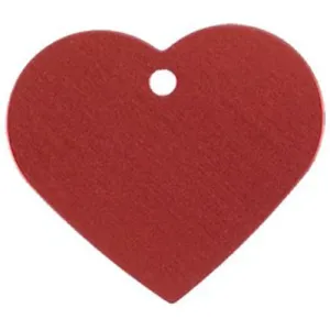 ID Tag - Large Red Heart