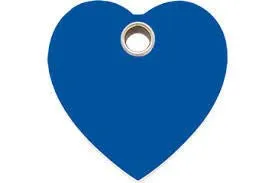 ID Tag - Small Blue Heart