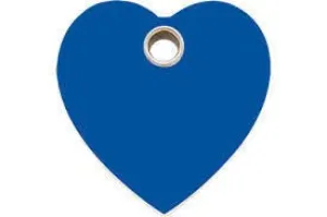 ID Tag - Small Blue Heart