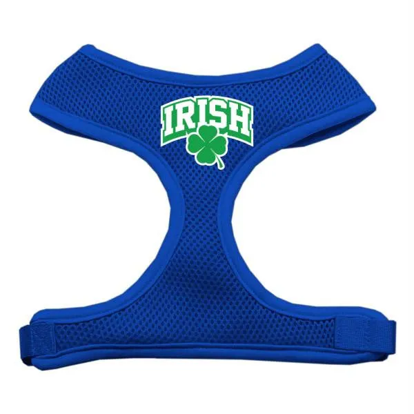 Irish Arch Screen Print Soft Mesh Harness Blue Medium