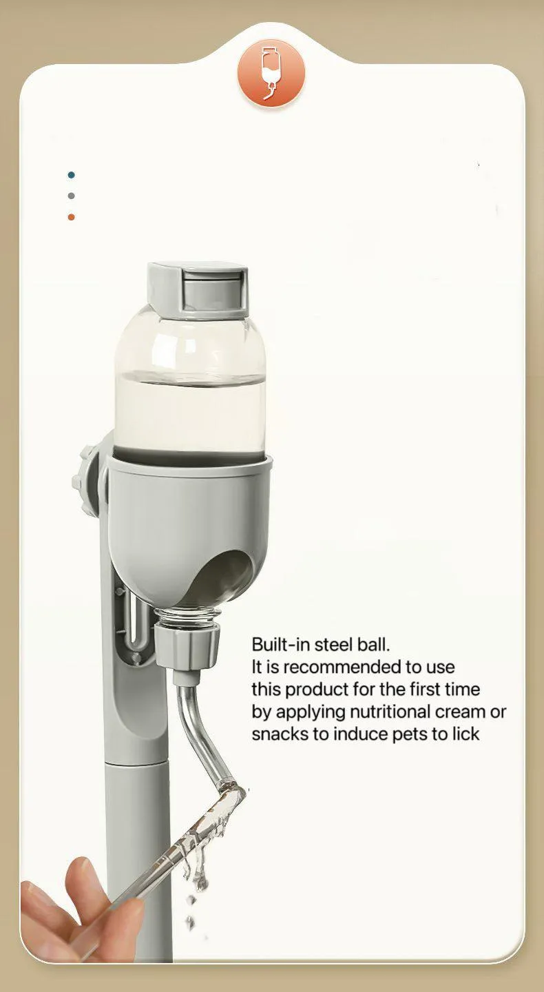 ITEEKE 500ml Pet No Drip Automatic Leak Proof Feeders