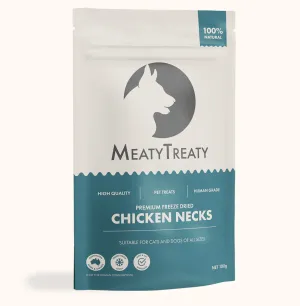 Meaty Treaty Freeze Dried - Chicken Neck Dog & Cat (100g)