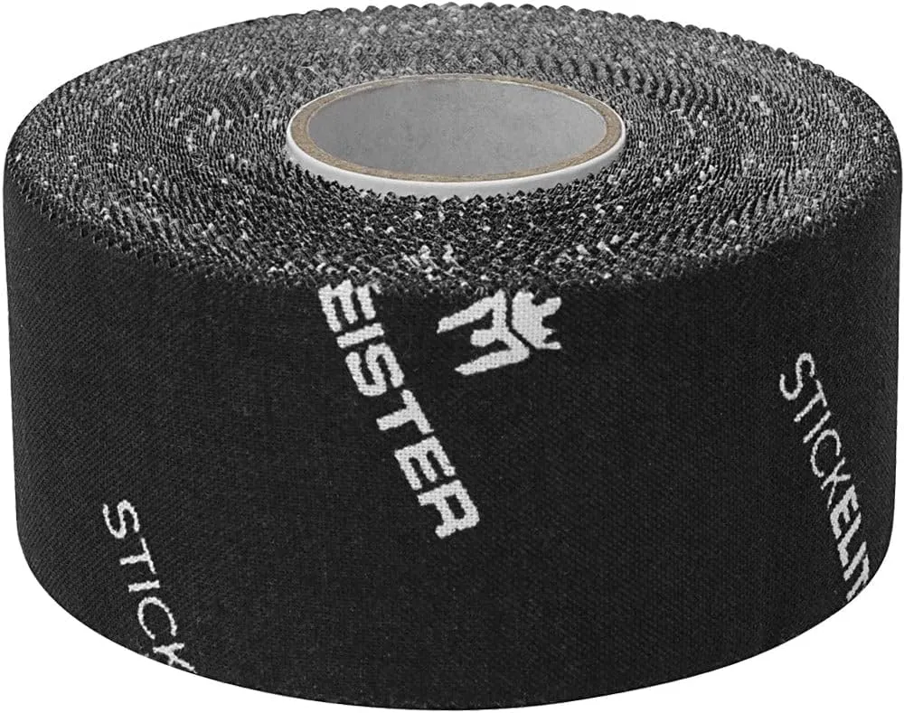 Meister StickElite Professional Porous Athletic Tape - 15yd x 1.5" - Black - 1 Roll