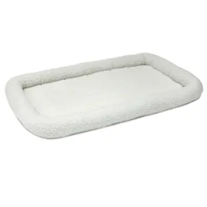 MidWest Homes for Pets QuietTime Bolster Dog Bed White 30in X 48in