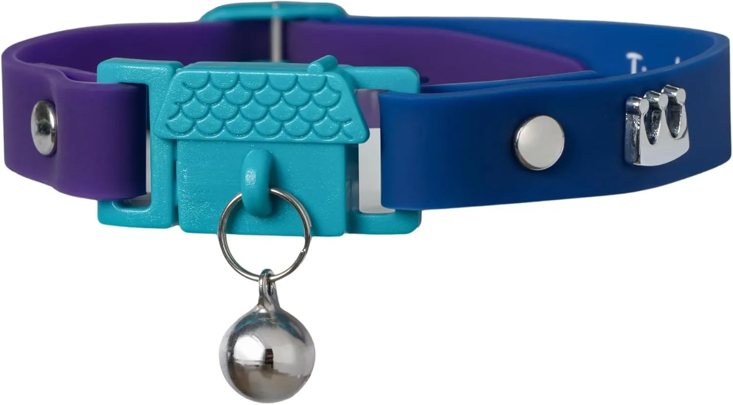 Monte Carlo Cat Collar with Bell. Breakaway Collar. Won't Rub Fur. Lightweight, Soft & Comfy