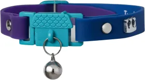 Monte Carlo Cat Collar with Bell. Breakaway Collar. Won't Rub Fur. Lightweight, Soft & Comfy