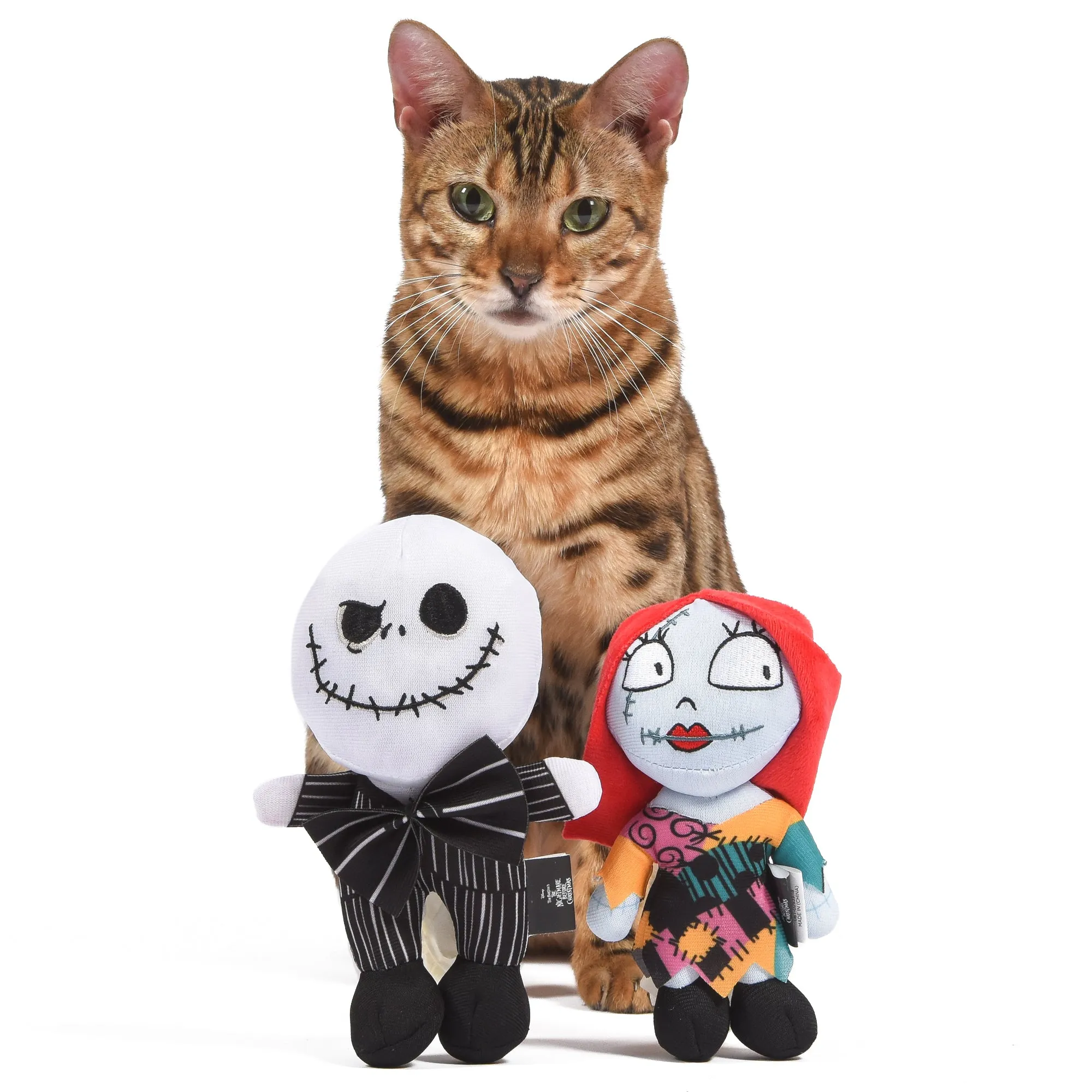 Nightmare Before Christmas: Jack and Sally Catnip Kicker Toy - Two Pack