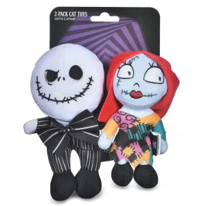 Nightmare Before Christmas: Jack and Sally Catnip Kicker Toy - Two Pack