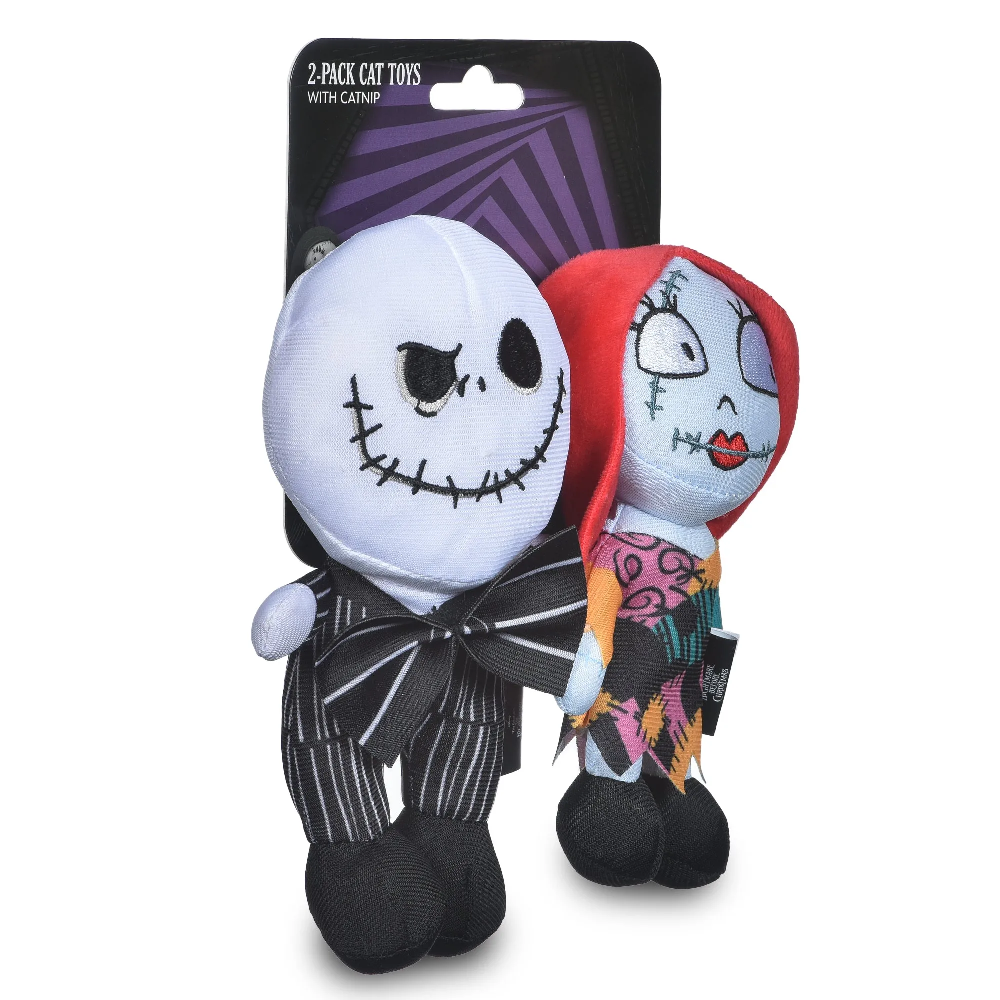 Nightmare Before Christmas: Jack and Sally Catnip Kicker Toy - Two Pack