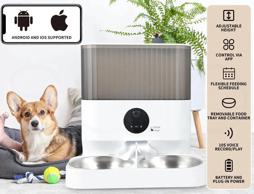 PaWz 7L Smart Pet Feeder with Camera