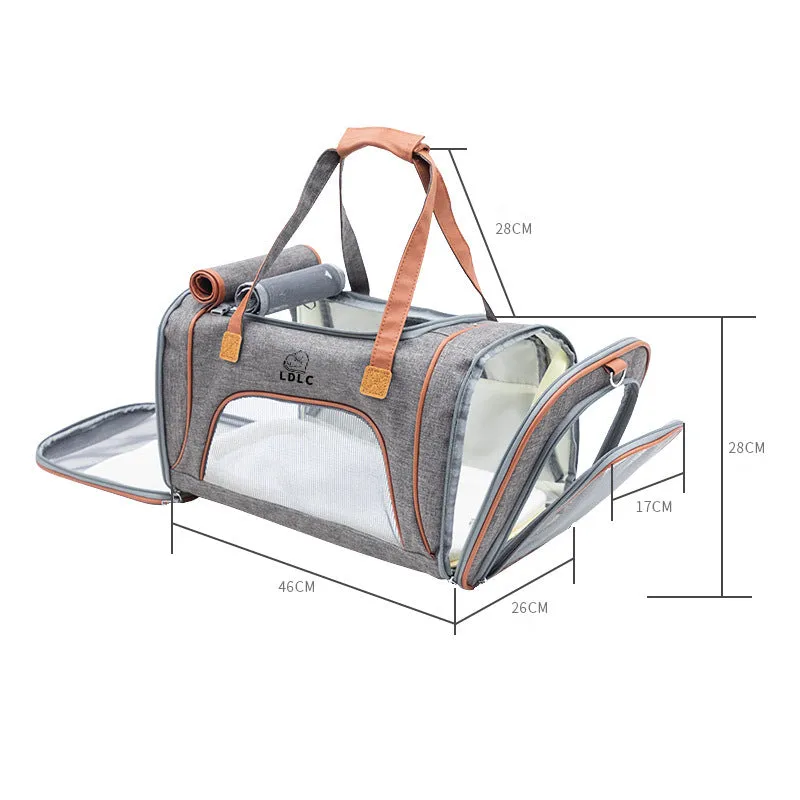 Pet Carrier Soft Sided Travel Carrier Bag
