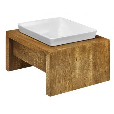 Pet Feeder-Artisan Wood Single Feeders