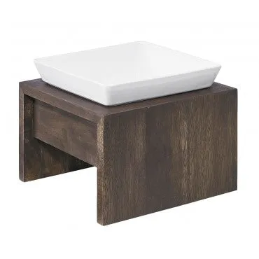 Pet Feeder-Artisan Wood Single Feeders