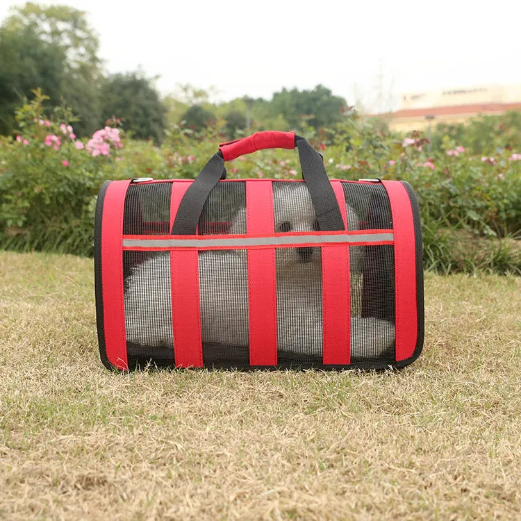 Pet Mesh Travel Portable Carrier Bag