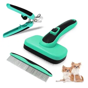 Pet nail tools dog cleaning brush dog comb cat nail clippers kits pet grooming tools