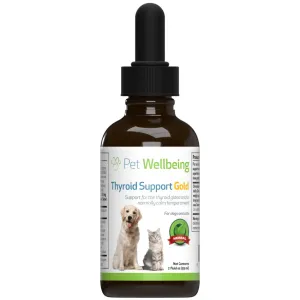 Pet Wellbeing Thyroid Support Gold - Dog Hyperthyroidism Support