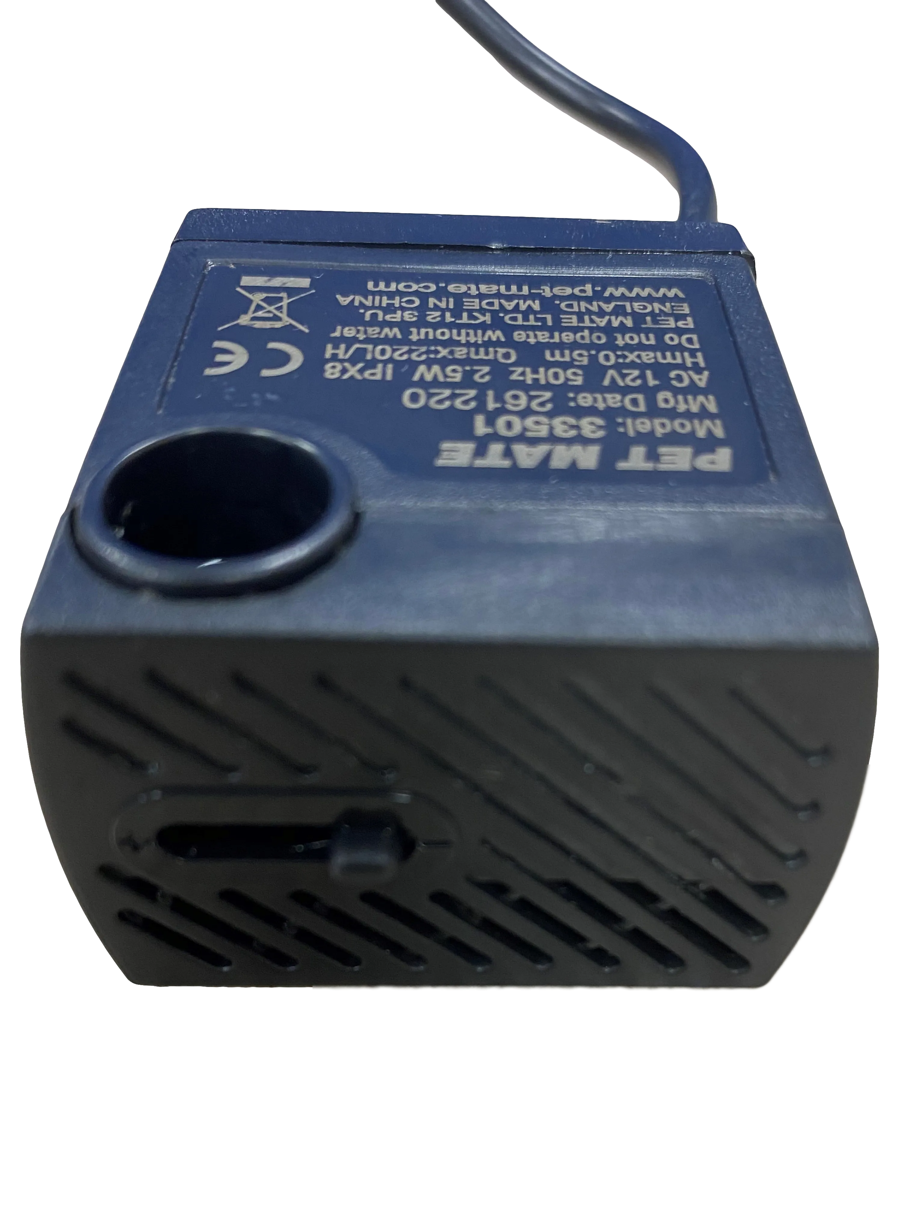 Replacement Pump: Cat Mate and Dog Mate Pet Fountain (354)