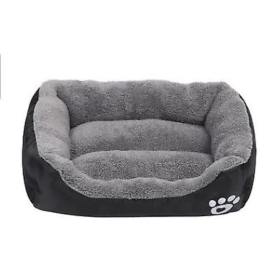 S 43*32cm black Pet cat, dog bed, soft and comfortable pet nest AZ21793