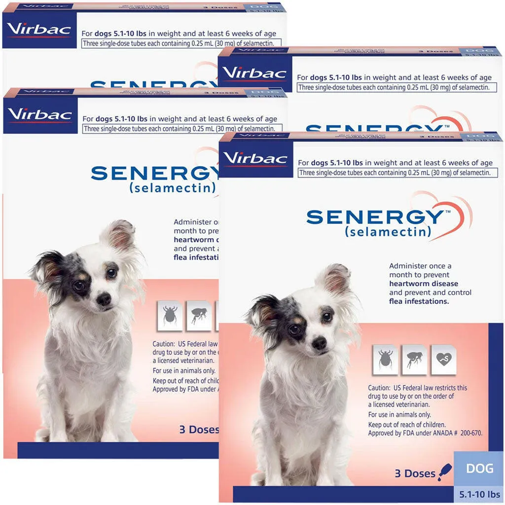 Senergy Topical Solution for Dogs, 5.1-10 lbs, (Lavender Box)